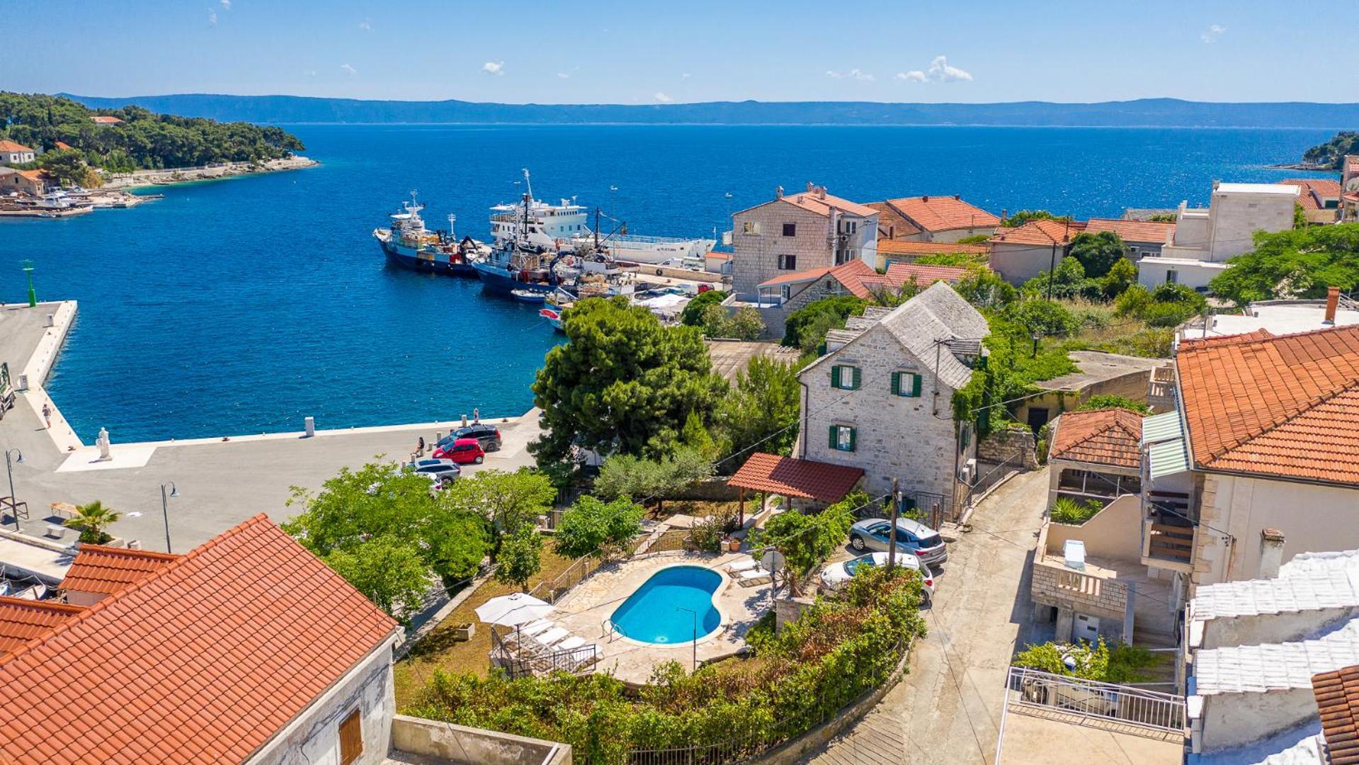 Villa Bonaca Perfect Location For A Holiday With Friends Or Family, Heated Pool Sumartin Extérieur photo
