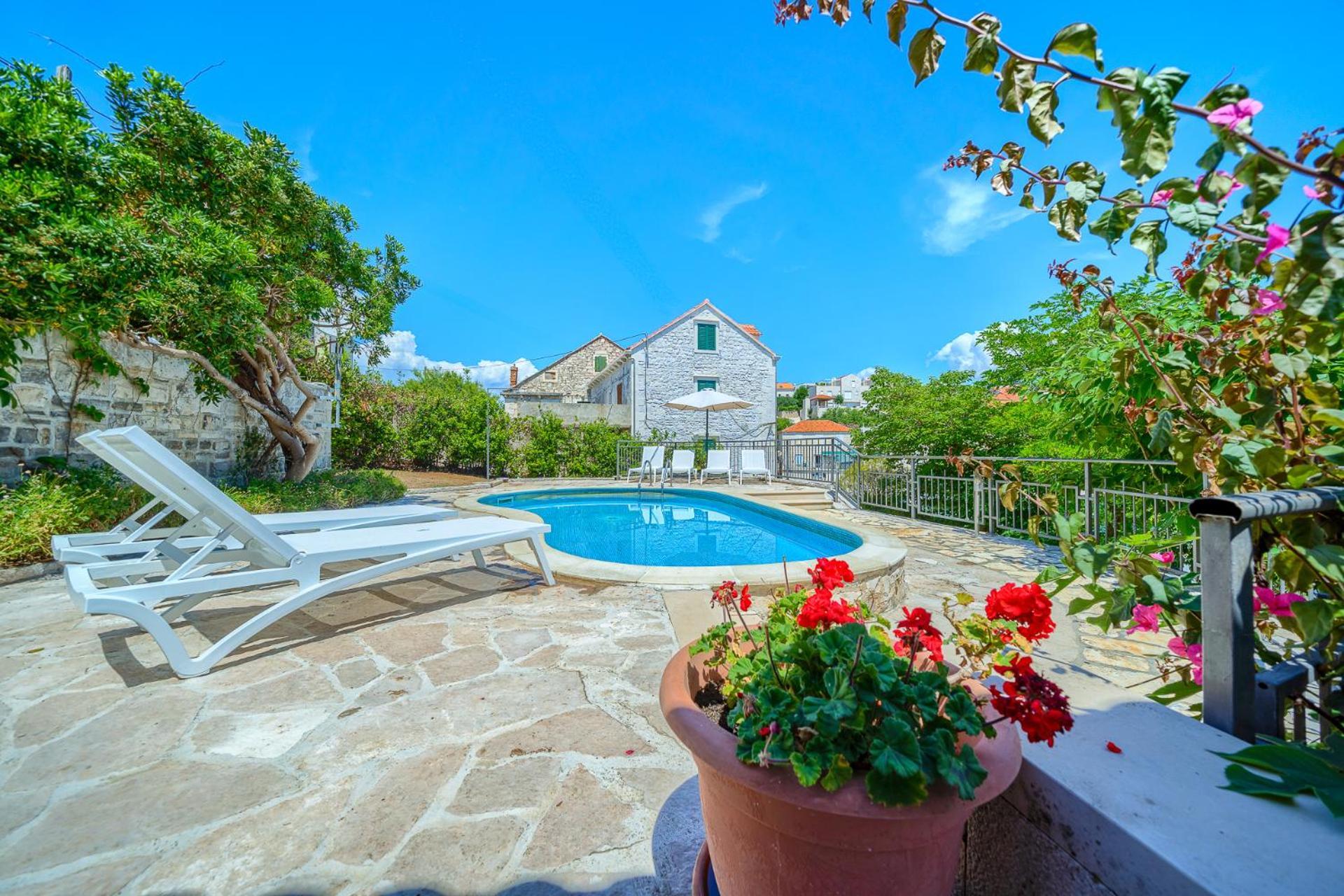 Villa Bonaca Perfect Location For A Holiday With Friends Or Family, Heated Pool Sumartin Extérieur photo
