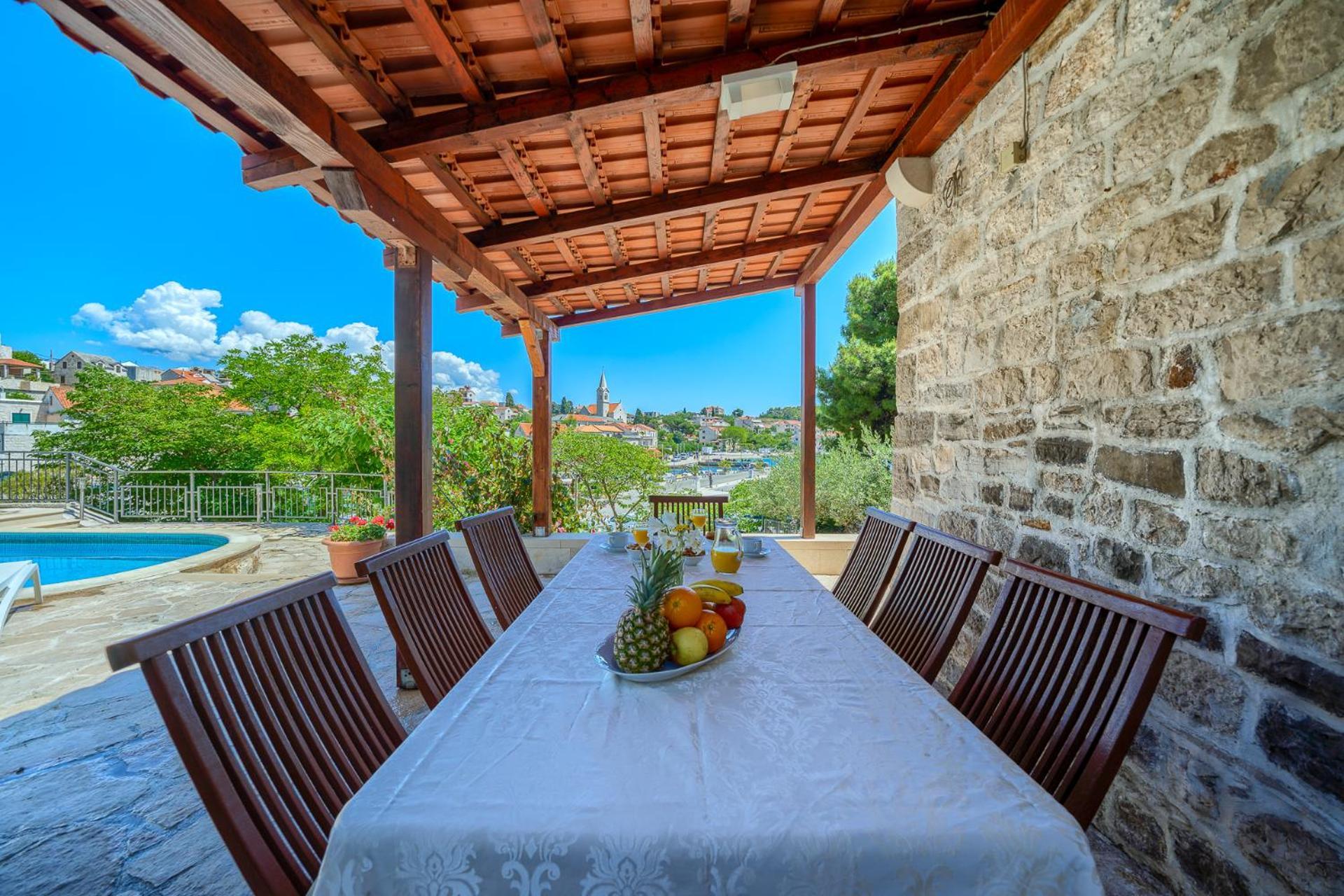 Villa Bonaca Perfect Location For A Holiday With Friends Or Family, Heated Pool Sumartin Extérieur photo