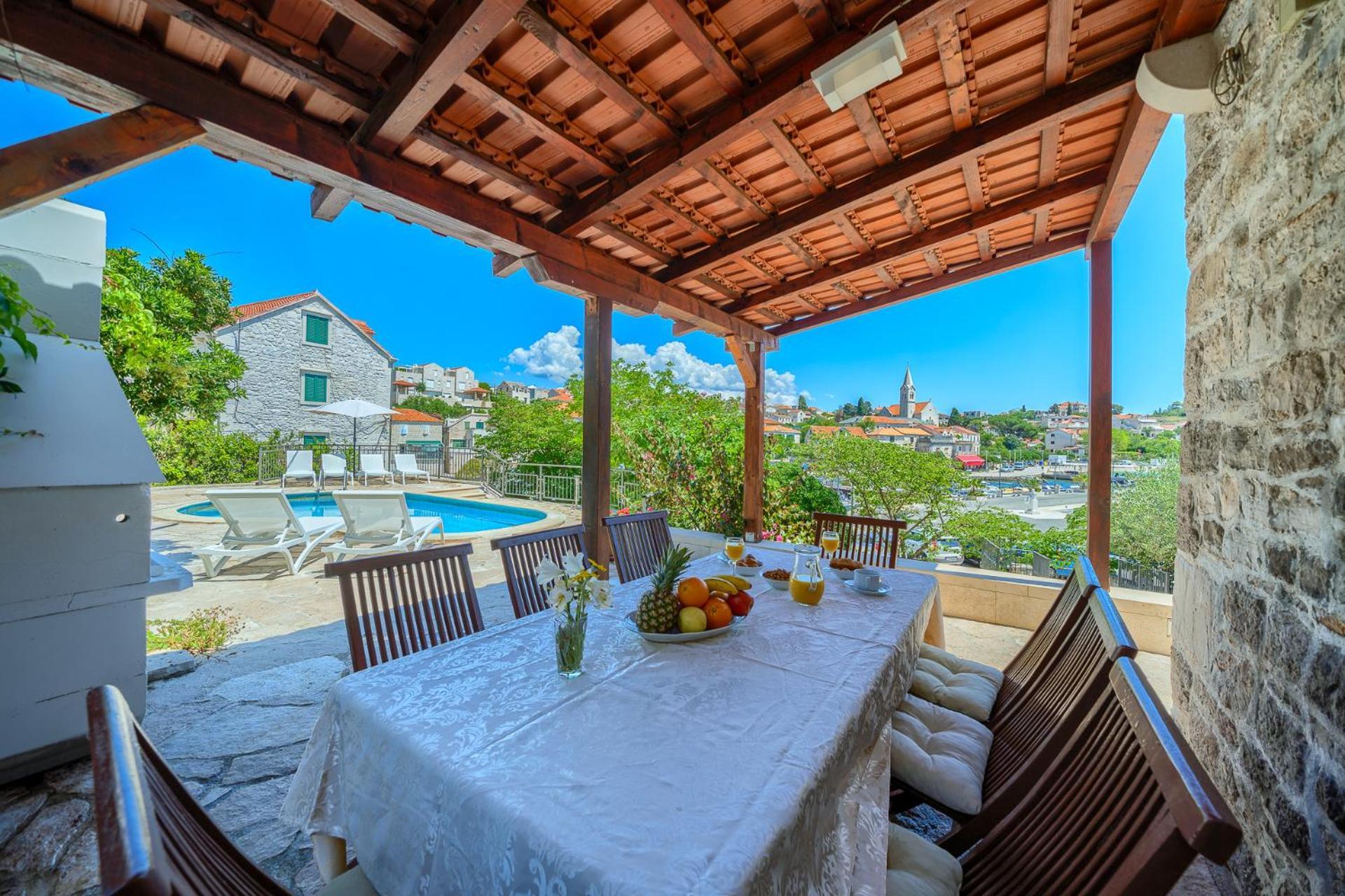 Villa Bonaca Perfect Location For A Holiday With Friends Or Family, Heated Pool Sumartin Extérieur photo