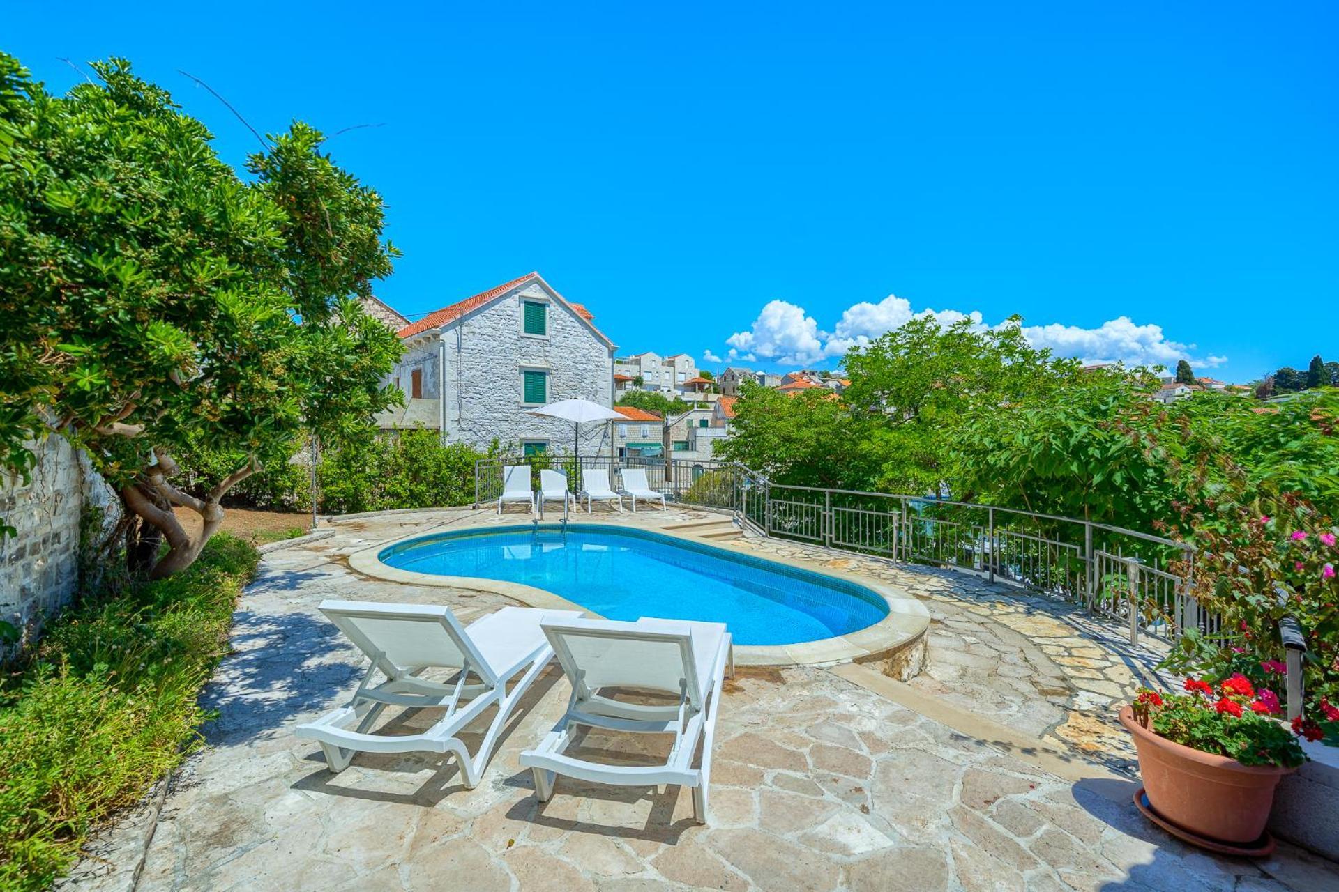 Villa Bonaca Perfect Location For A Holiday With Friends Or Family, Heated Pool Sumartin Extérieur photo