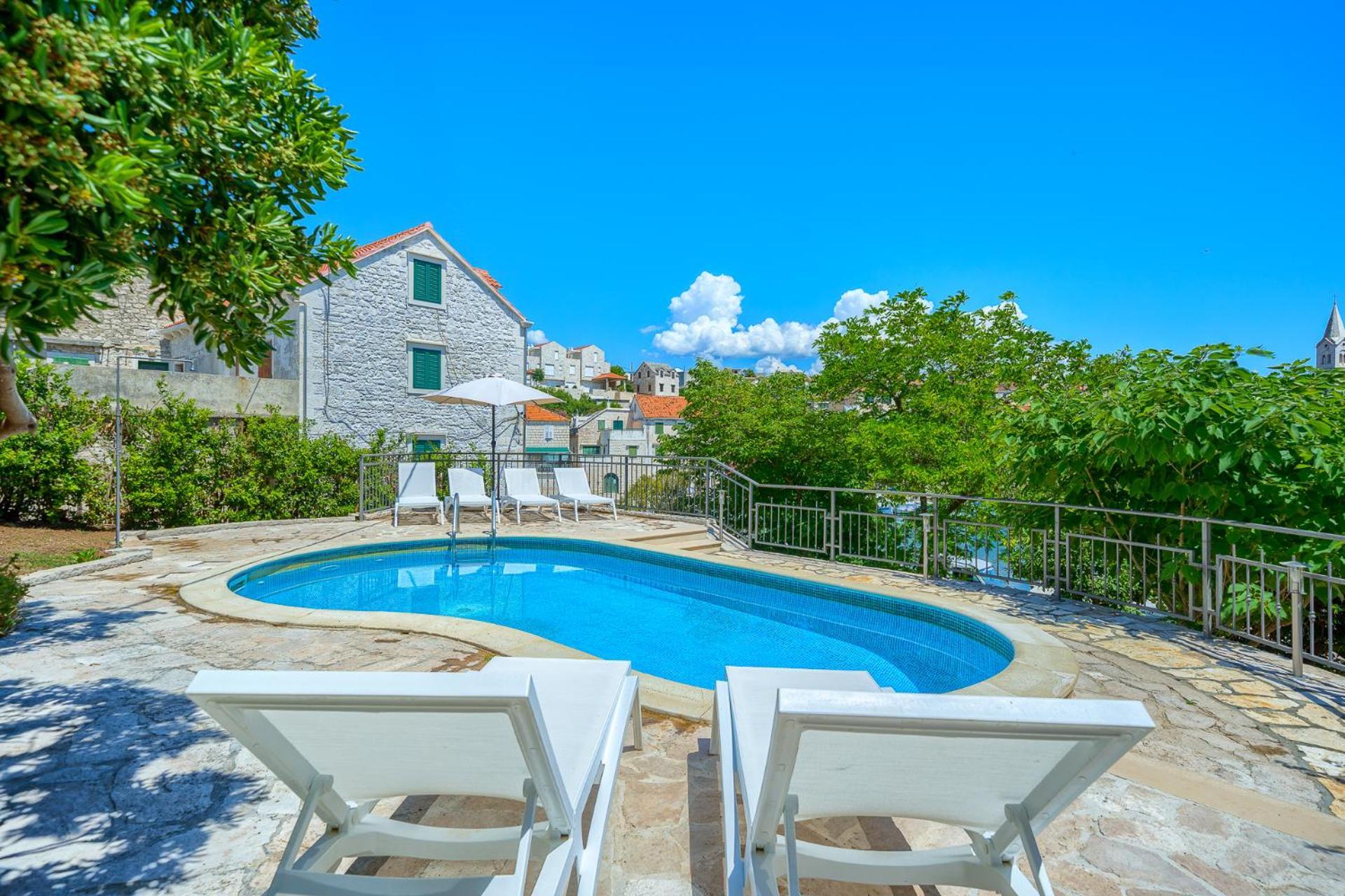 Villa Bonaca Perfect Location For A Holiday With Friends Or Family, Heated Pool Sumartin Extérieur photo